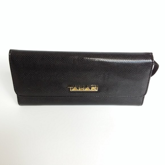 New Tahari | Black Textured Tri-Fold Wallet - Picture 9 of 9